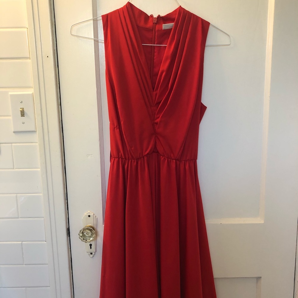 Eva Mendes: Red Formal Dress